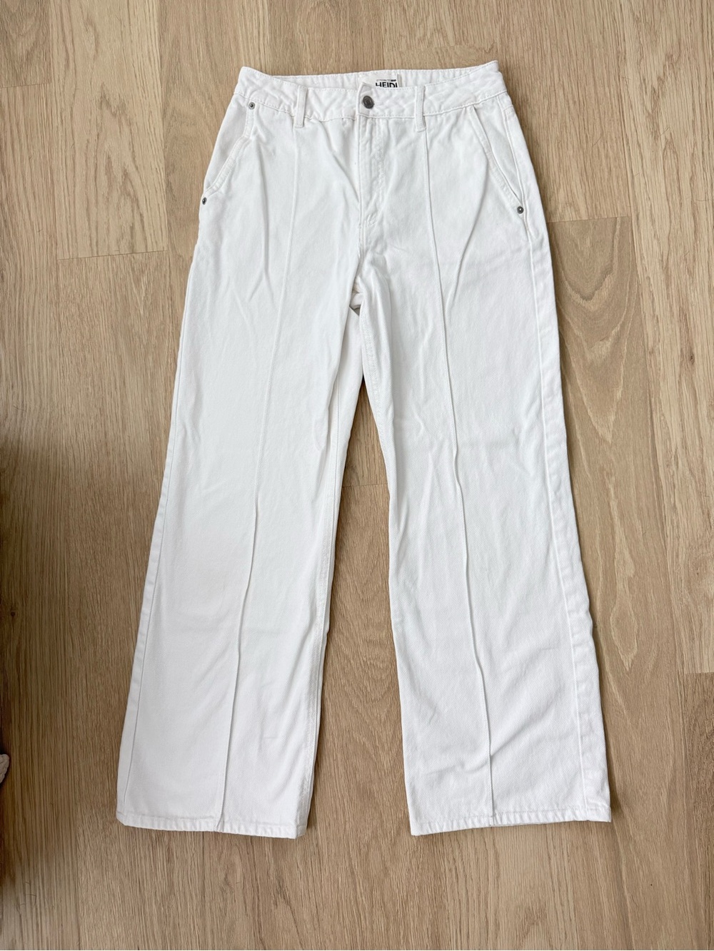 White Men’s Wide-Leg Pants - Heidi from Dynamite